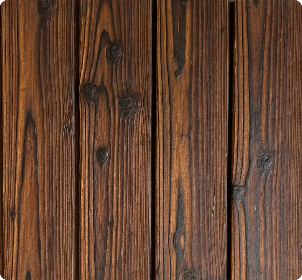 Natural Spruce, Half Taper 45° Profile · 95×3000 mm